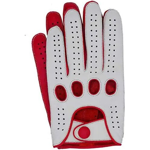 Guantes Genuinos De Piel De Cordero Para Hombre, Guantes De