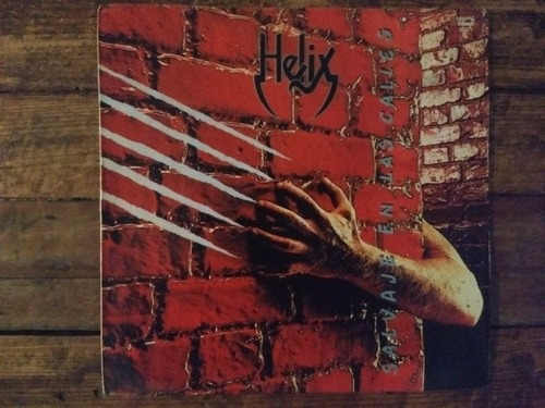 Helix Salvaje En Las Calles Vinilo Lp 1987 Arg Hard Rock