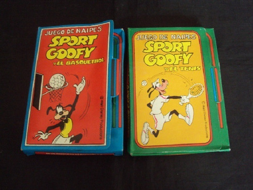 Pack Juego De Naipes Goofy (disney) 2 Mazos 