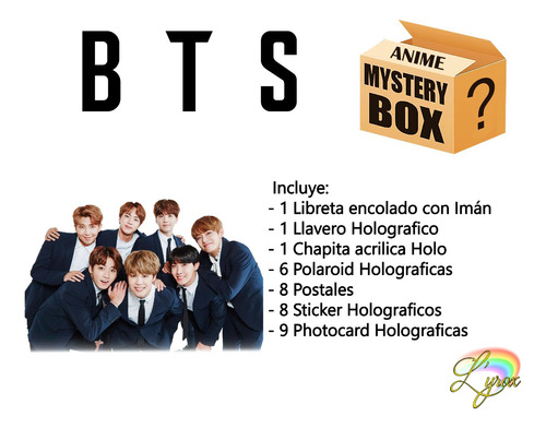 Mystery Box Bts Caja Misteriosa Kpop 