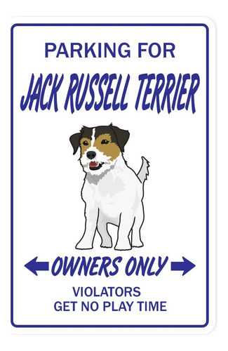 Letrero Novedoso De Jack Russell Terrier | Interior/exterior