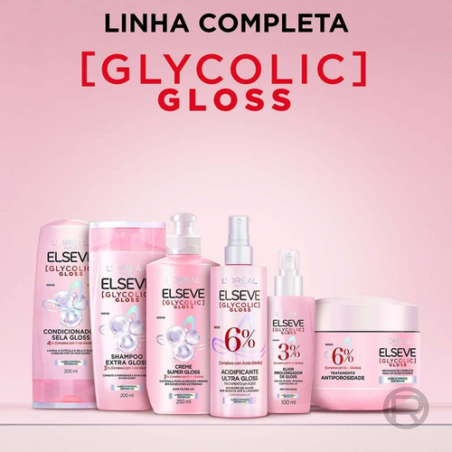 Shampoo L'oreal Paris Elseve Glycolic Gloss 400ml