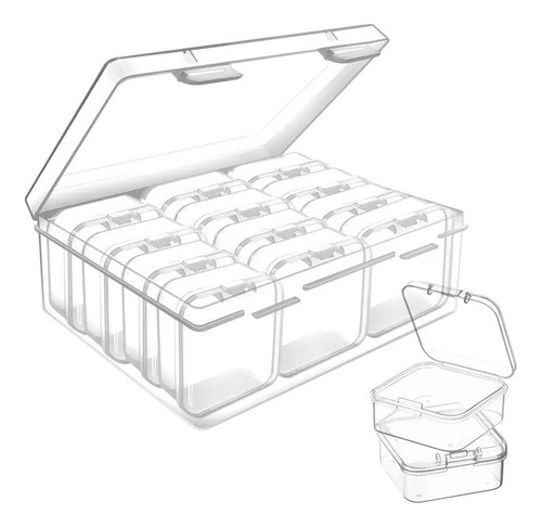 Ff Combo Almacenamiento En Caja Cuadrada 12 Piezas 5.5