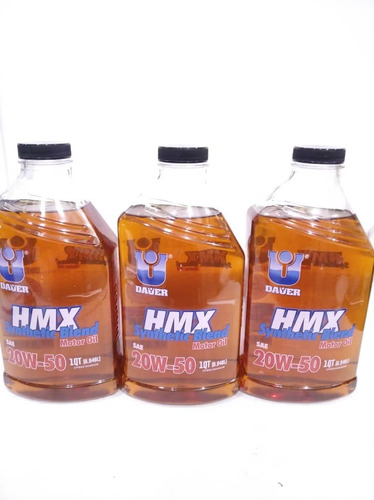 Imagen 1 de 2 de Aceite Semisintetico 20w50 Dauer Importado 946 Cm3 Api Sn