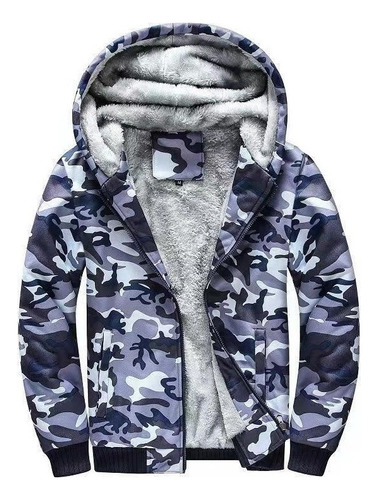 Sudadera Chamarra De Camuflaje Térmicos Gruesa Para Hombre