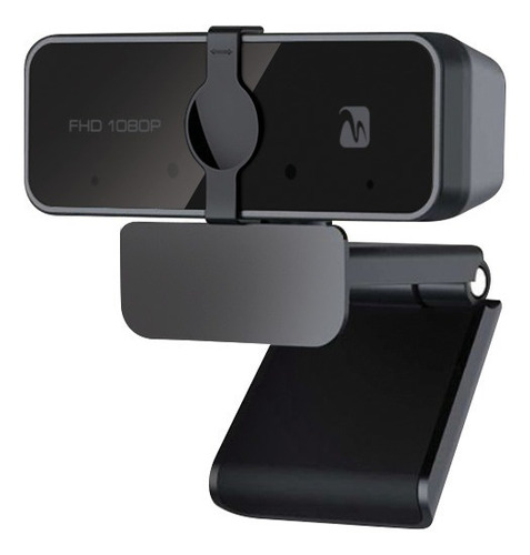 Imagen 3 de 3 de Cámara web Microcase WC801 Full HD color negro