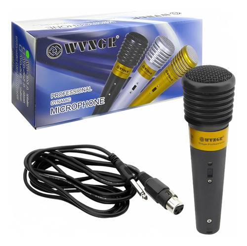 Microfono Para Karaoke Con Cable 