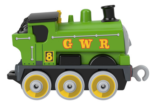 Tren Duck Thomas Y Sus Amigos Metal Push Along Color Verde Lima