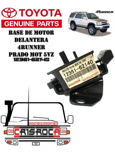 Base Motor Frontal 4runner/prado 2001/2002 12361-62140