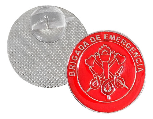 Pin Botton Broche Brigada E Cipa De 30 Mm - 50 Unidades