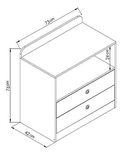 Imagen 8 de 9 de Mueble Cuna Convertible (cama, Cómoda Y Escritorio) Be090