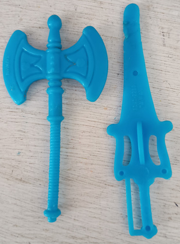 Figura Heman Y Skeletor Battle Armor Motu Francia 1983 (Usado)