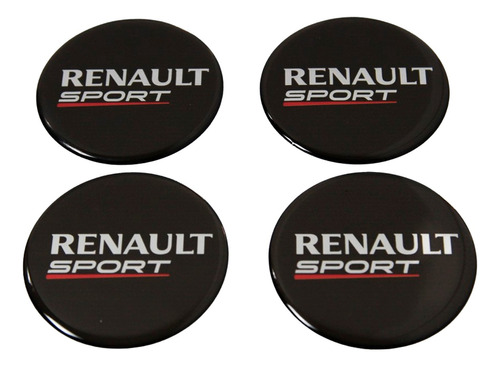 Adesivos Emblema Resinado Roda Renault 55mm Cl15