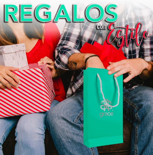 Imagen 6 de 7 de Set 3 Piezas Bolsa De Regalo Chica Tipo Boutique Grace