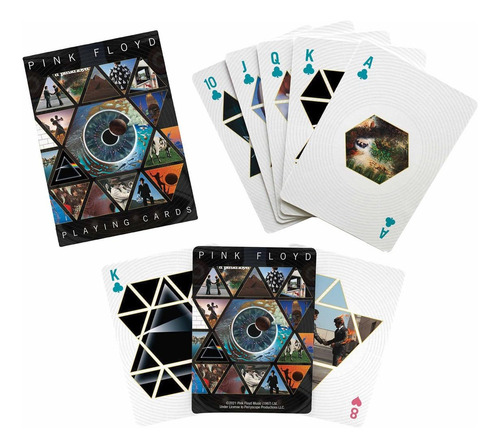 Baraja De Cartas Pink Floyd Temática Para Juegos De Mesa