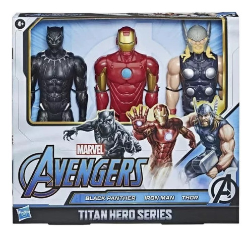 Set Avengers Titan Hero Iron Man Thor Black Panther Marvel