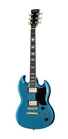 Harley Benton Dc-dlx Gotoh Pelham Blue