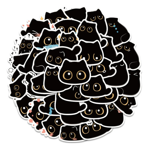 Set Sticker De Gatito (40 Sticker)