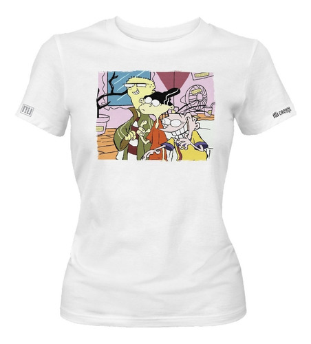 Camiseta Ed Edd Y Eddy Póster Abanico Serie Dama Mujer Idk