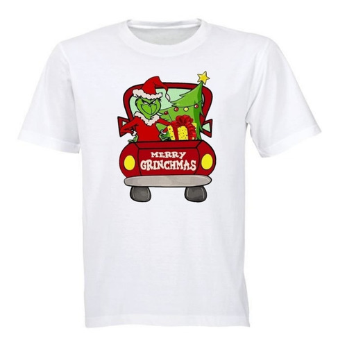 Camiseta De Navidad / Navideñas - Car Grinch - Cdc 316 