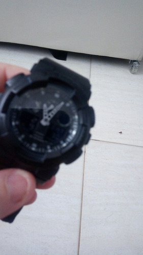 Relogio Casio G Shock Ga 100 Bbn Pulseira De Nylon.