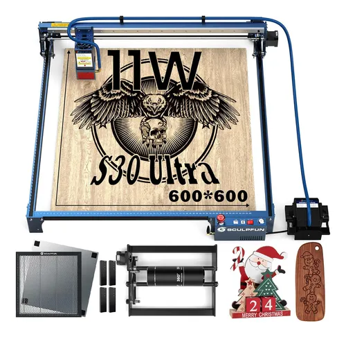 comprar Cortadoras E Gravadoras Laser Sculfun S30 Ultra+rolo+placa