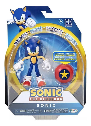 Figuras Articuladas Sonic The Hedgehog 10cm +accesorio Orig.