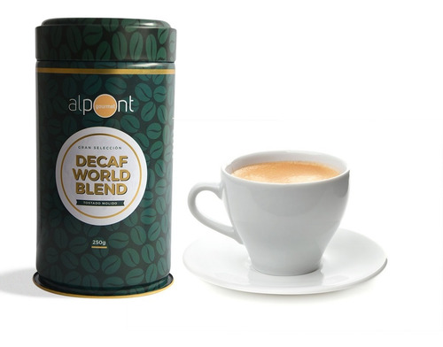 Alpont Café Decaf Gorld Blend Lata De 250 Gramos 2 Piezas