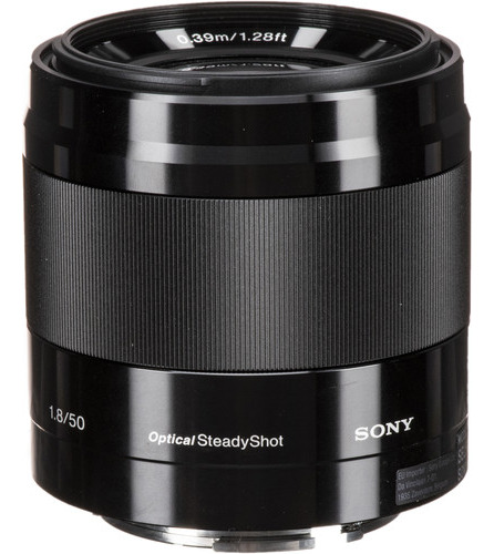 Lente Sony E 50mm F/1.8 Oss - Sel50f18 - C/ Nf-e