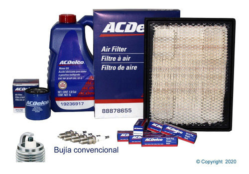 Kit Afinacion 5w30 Multigrado Silverado 1500 2009 - 2013