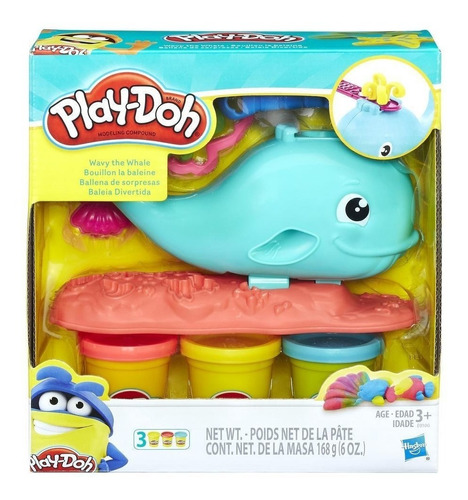 Play Doh Masa Ballena De Sorpresas E0100 Hasbro