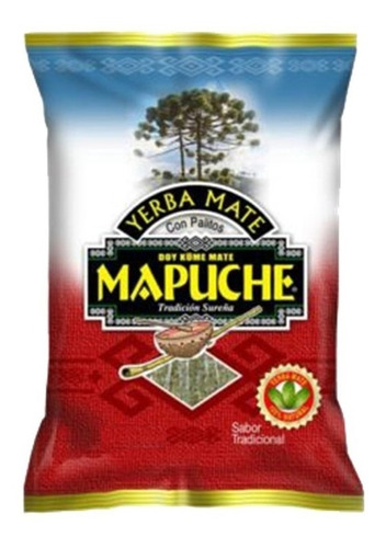 Mapuche Yerba Mate Tradicional 250 Gr / Qué Té Quieres