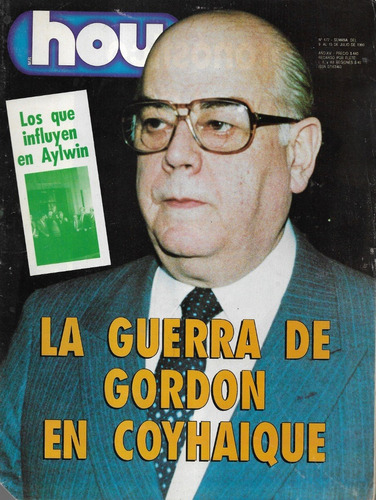Revista Hoy 15 Julio 1990 / 677 - Guerra De Gordon Coyhaique