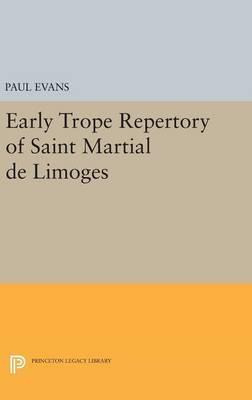 Libro Early Trope Repertory Of Saint Martial De Limoges -...