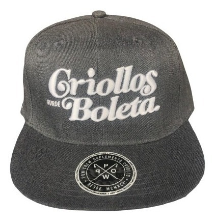 Gorra Pow Snapback Criollos Burde Boleta