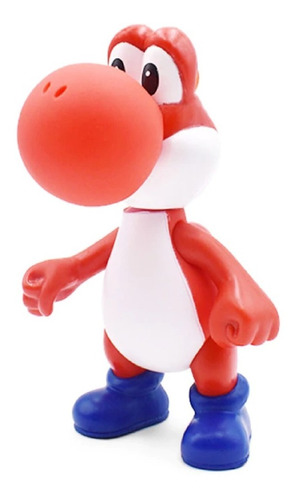 Mario Bros Figura Yoshi Rojo