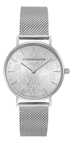 Bcbgmaxazria Bg50696006 Reloj Clasico De Plata De Cuarzo Jap