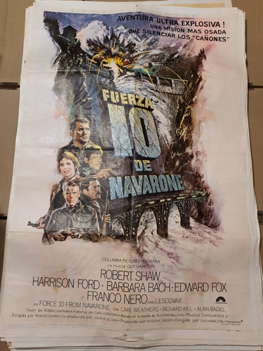 Afiche Cine Original 1303-fuerza 10  Navarone-harrison Ford