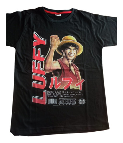 Remera One Piece Wanted Luffi Live