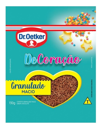 Chocolate Granulado Macio Oetker Pacote 130g