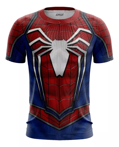 Fantasia Homem Aranha Game Jogo PS4 Xbox Cosplay Heróis Infantil Top