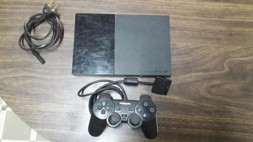 Playstation 2 Slim Chipeada + 1 Joystick+ 5 Juegos De Regalo