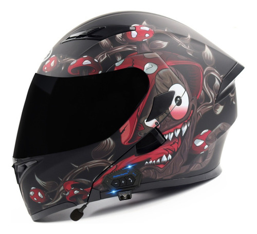 Casco Con Doble Lente, Casco Abatible Con Auriculares