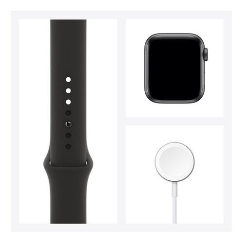 Imagem 7 de 8 de Apple Watch Series 6 (GPS) - Caixa de alumínio cinza-espacial de 40 mm - Pulseira esportiva preto
