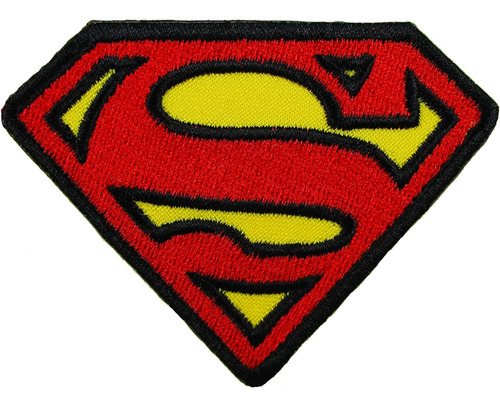 Parche Logotipo Clásico De Superman. Bordado, Planchar...