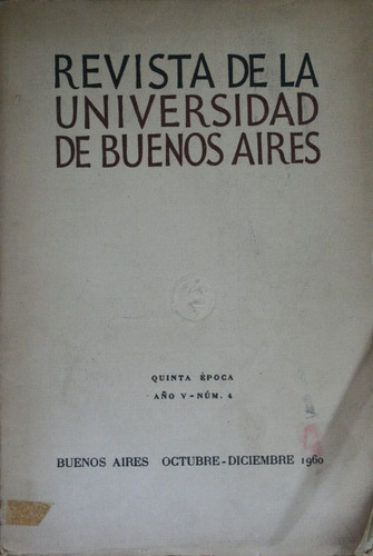 Revista De La Universidad De Buenos Aires