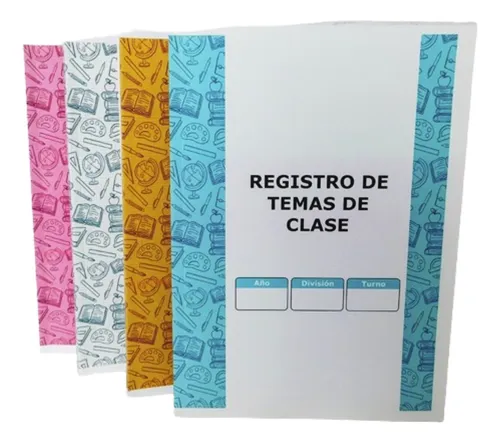 Libro De Tema De Clases Temario Registro De Temas