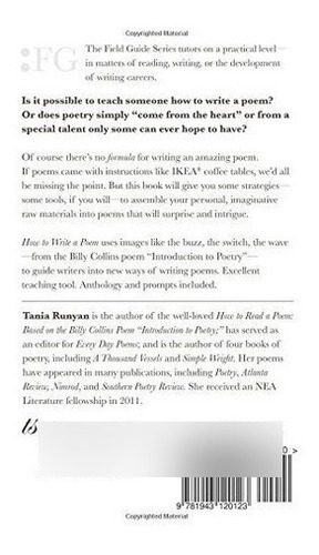 How To Write A Poem Based On The Billy Collins Poem., De Runyan, Ta. Editorial T. S. Poetry Press En Inglés