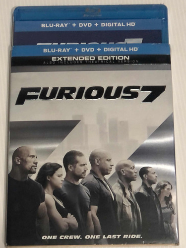 Blu Ray Furious 7 Nueva Original Cover Desmontable