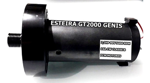 Motor 127v Para Esteira Modelo Gt2000 Genis Polishop